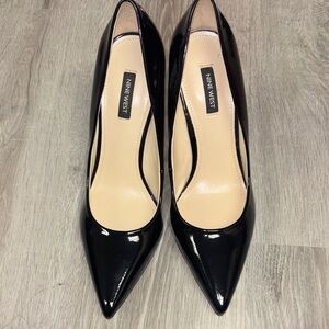 Nine West Black Patent Heels